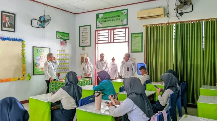 Kemenag Kabgor Monitoring TKA Gelombang III dan Ujian di Delapan Madrasah