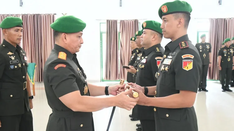 Tiga Pejabat TNI AD di Gorontalo Resmi Berganti