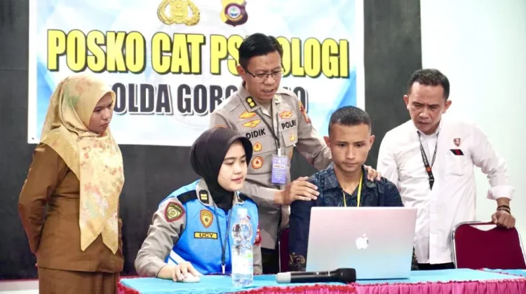 Polda Gorontalo Beri Konseling Casis Tak Lolos