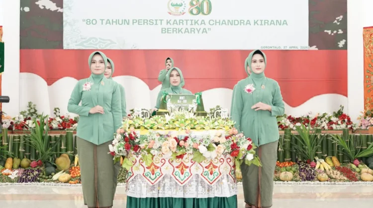 Peringati HUT Ke-80 Persit Kartika Chandra Kirana, Korem 133/NW Gelar Syukuran