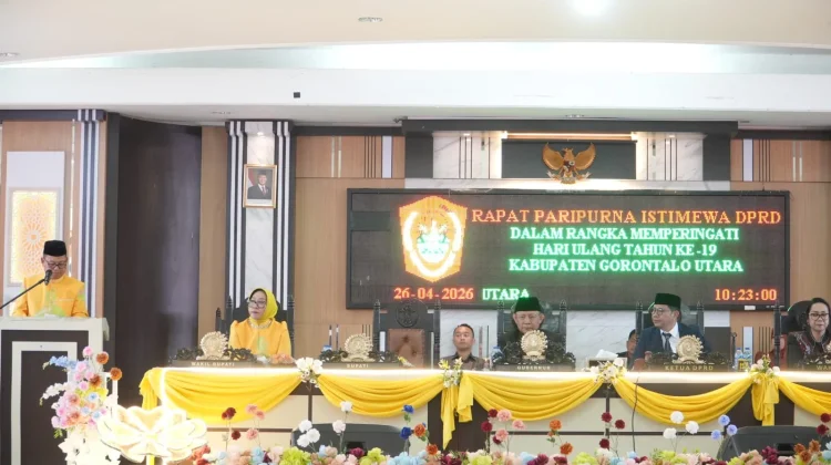 HUT ke-19 Gorut, Bupati Soroti Capaian dan Tantangan