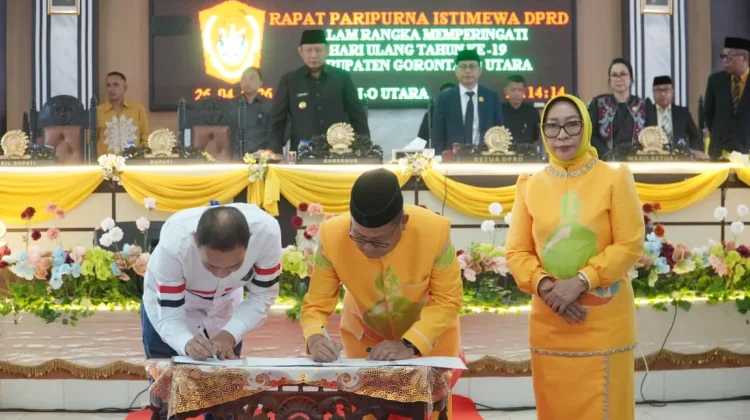 Gorut Teken MoU Restorasi Ekosistem dan Digitalisasi