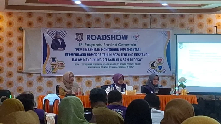 TP Posyandu Provinsi Gorontalo Roadshow Perdana ke Kabupaten Pohuwato