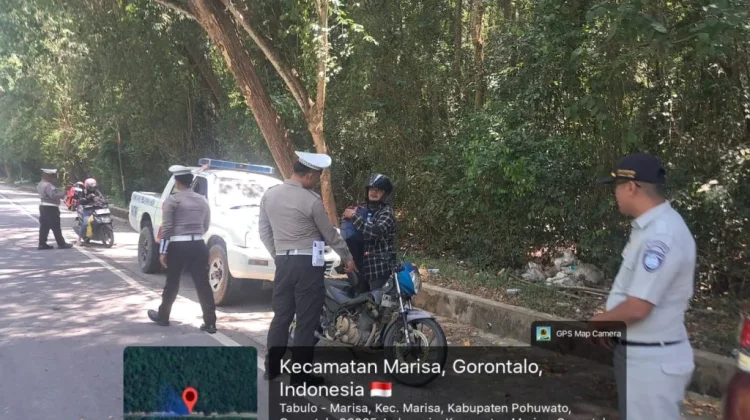 Satlantas Polres Pohuwato Tilang Pelanggar, Tekan Angka Kecelakaan