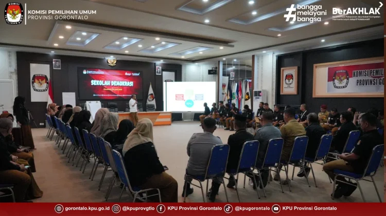 ASN KPU Provinsi Gorontalo Terima Pembelajaran Sekolah Demokrasi