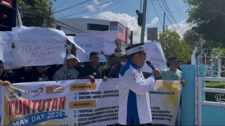 Aksi May Day, Buruh Gorontalo Tuntut Keadilan Upah dan Jaminan Sosial