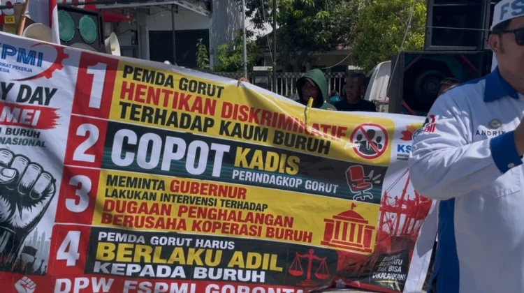 Buruh Gorontalo Utara Sampaikan Aspirasi, Soroti Dugaan Diskriminasi Kerja