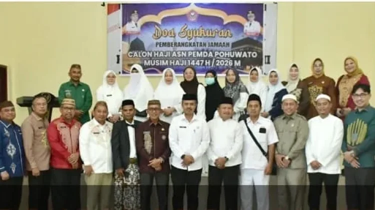 Judul: Doa Pemberangkatan JCH ASN Pohuwato Digelar