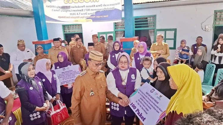 Roadshow Posyandu Bone Bolango, 118 Paket Bantuan Dibagikan