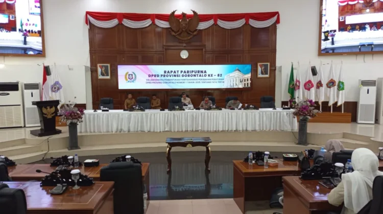 DPRD Provinsi Gorontalo Gelar Paripurna, Bentuk Pansus Perubahan Tata Tertib