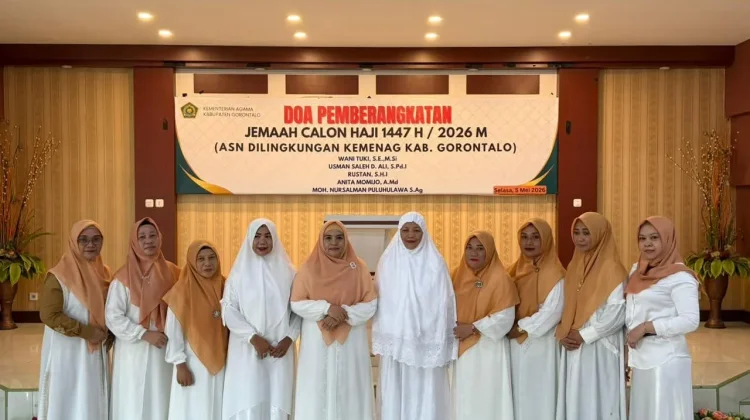 Dua Anggota DWP Kemenag Kabgor Berangkat Haji Tahun 2026