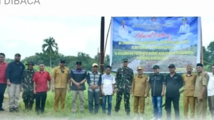Bupati Tinjau Lokasi Pembangunan Batalyon di Popayato Barat