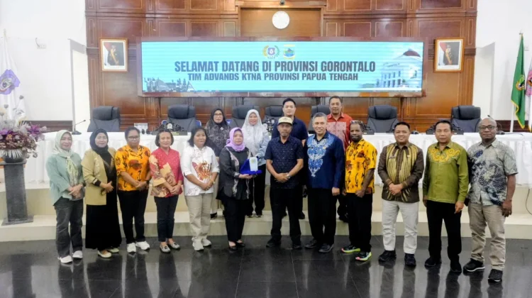 Perkuat Koordinasi PENAS XVII, Tim Advance KTNA Papua Tengah Kunjungi Gorontalo