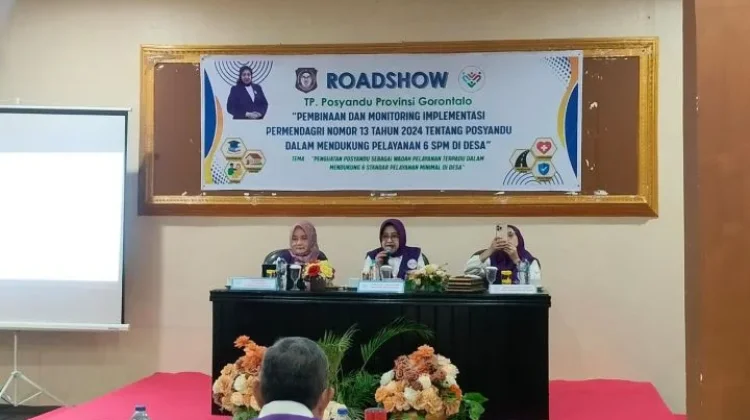TP Posyandu Akhiri Roadshow Pembinaan Posyandu di Gorontalo Utara