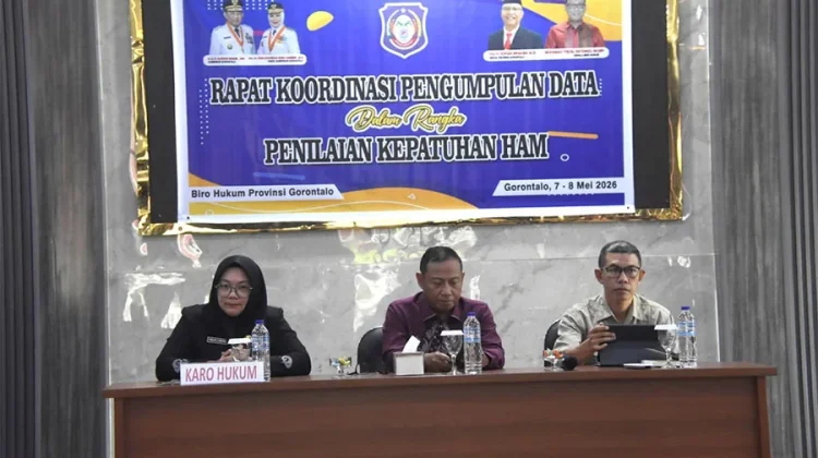 Biro Hukum Gorontalo Kejar Target Penilaian Kepatuhan HAM 2026