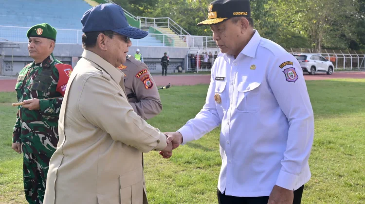 Gubernur Gorontalo Evaluasi Hasil Kinerja OPD Rangkaian Kunjungan Presiden Prab