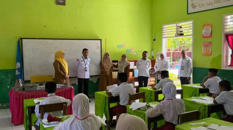 Kemenag Kabgor Gelar Monitoring Pastikan Ujian Jenjang SD-SMP Berjalan Lancar