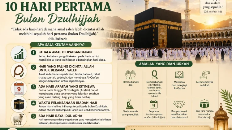 Keutamaan 10 hari di bulan Dzulhijjah