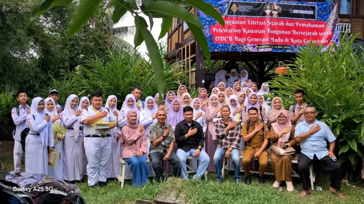 Puluhan Siswa Ikuti Penguatan Literasi Sejarah dan Cagar Budaya