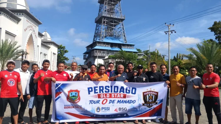 Wabup Gorontalo Lepas Persidago Old Star menuju Ajang Friendly Match Manado