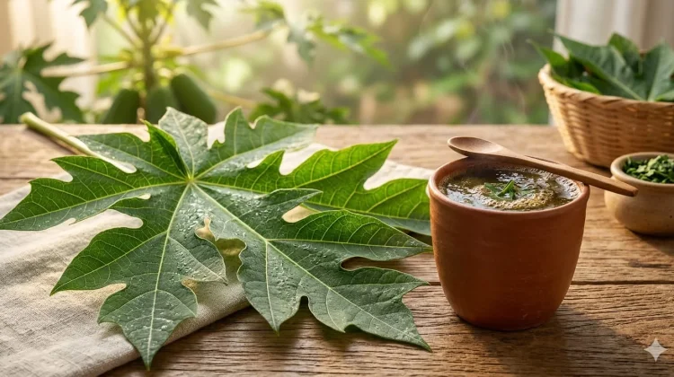 Daun Pepaya, Pahit Rasanya Banyak Manfaatnya