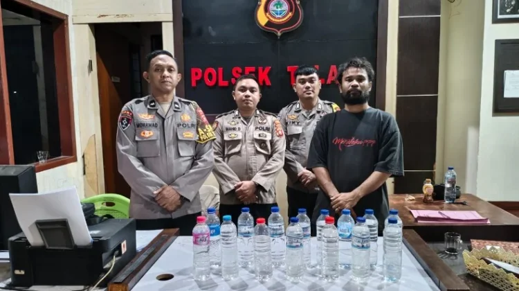 Polsek Telaga Polres Gorontalo Intensifkan Razia Miras Malam Hari