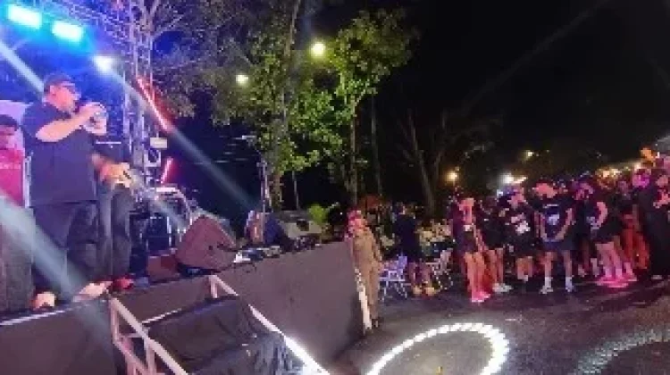 Street Glow Run Ramaikan Suasana Malam di Ibu Kota Kabupaten Gorontalo