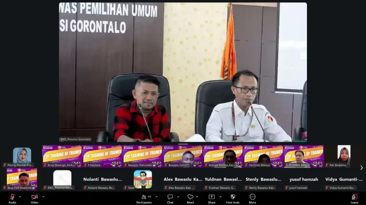 Bawaslu Gorontalo Dorong Pembentukan Komunitas Pengawas