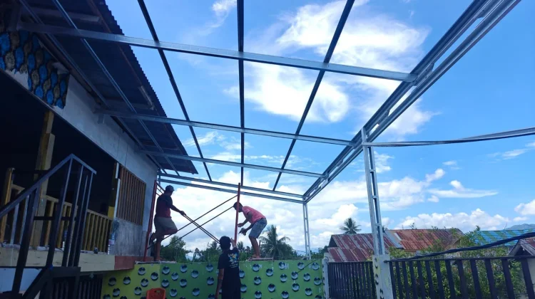 Korem 133/NW Rehabilitasi Panti Asuhan Shiratal Ummah