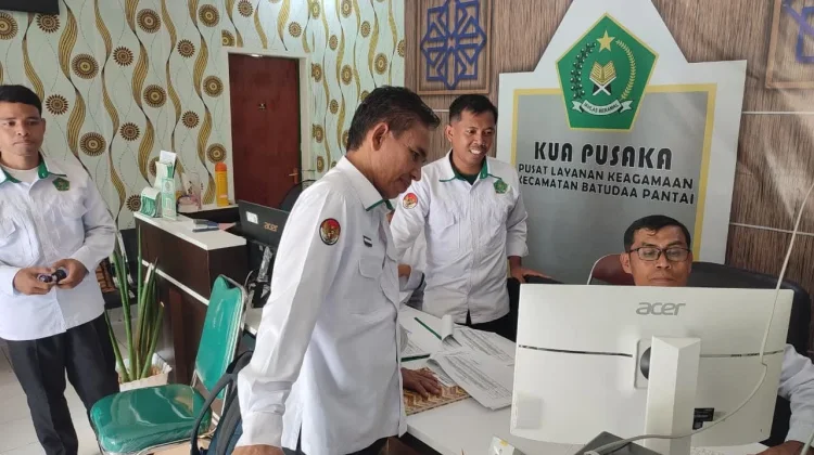 Kemenag Kunjungi Dua KUA di Hari Keempat Pelaksanaan Monitoring Layanan