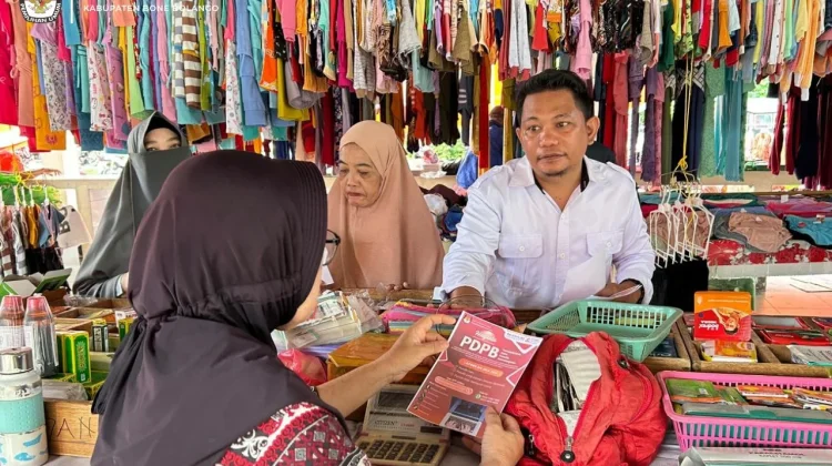 KPU Bone Bolango Jemput Pemilih lewat Edukasi di Pasar Tradisional