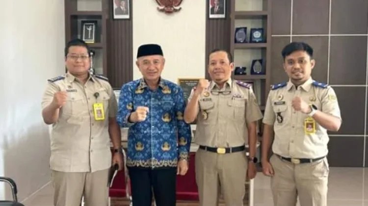 Bupati Pohuwato Sambut Kepala Kantah Baru