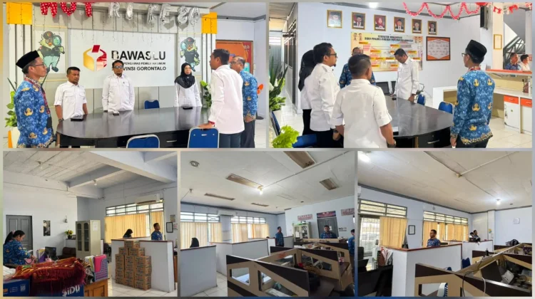 Jajaran Bawaslu Provinsi Gorontalo Rutin Nyanyikan Lagu Mars Bawaslu
