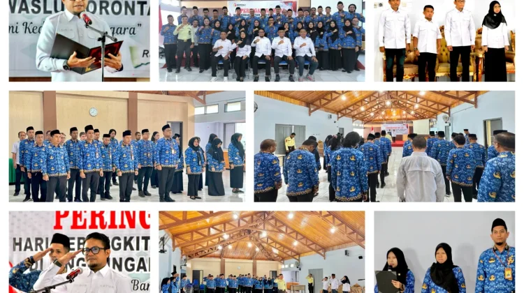 Pimpin Upacara Harkitnas, Ketua Bawaslu Gorontalo Bacakan Sambutan Menkomdigi