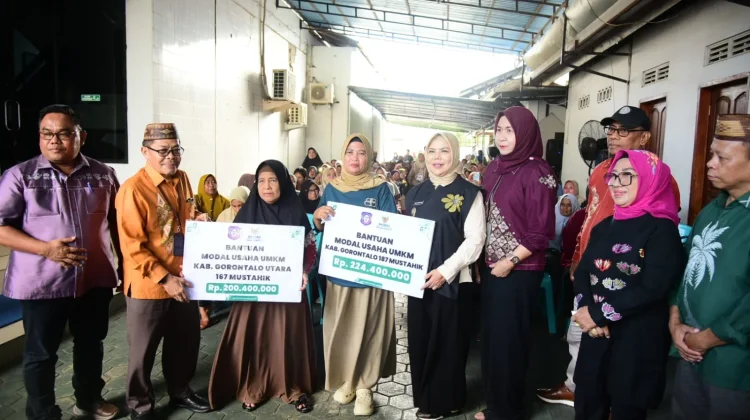 Ratusan UMKM di Kabupaten Gorontalo dan Gorut Terima Bantuan Modal Usaha