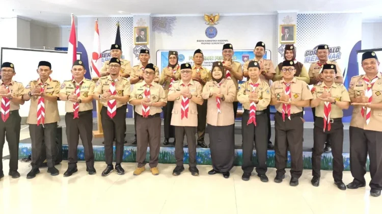 Pengurus Rintisan Saka Anti Narkoba Gorontalo Resmi Dilantik