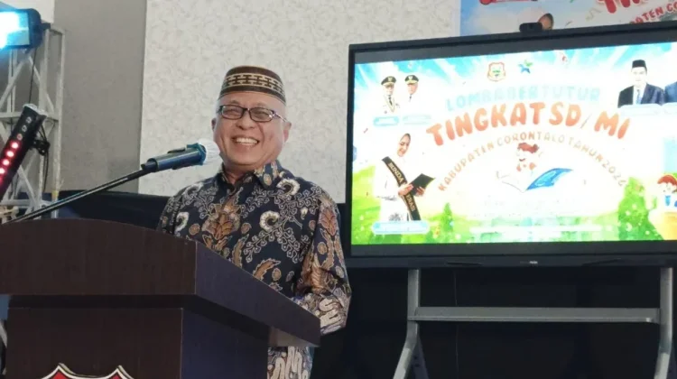 Bupati Sofyan Tutup Lomba Bertutur Tingkat SD/MI se-Kabupaten Gorontalo