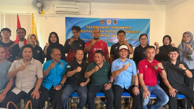 Sahmin Noholo Terpilih Aklamasi Pimpin Taekwondo Kota Gorontalo 2026-2030