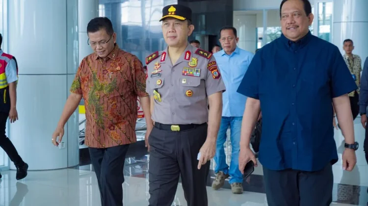 Kapolda Gorontalo Antar Anggota Komisi III DPR RI