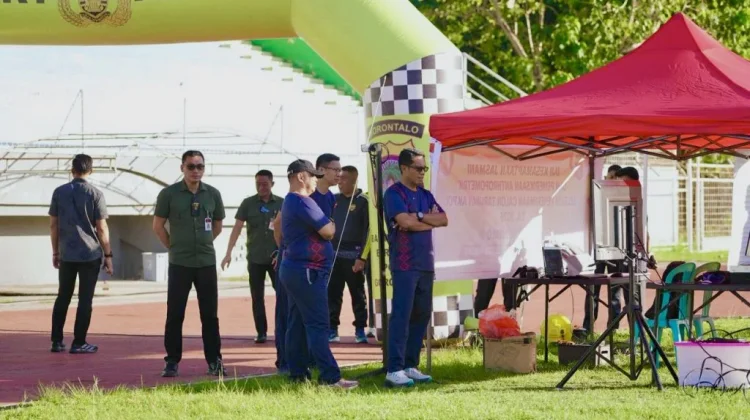 Wakapolda Gorontalo Pantau Tes Jasmani Calon Taruna Akpol