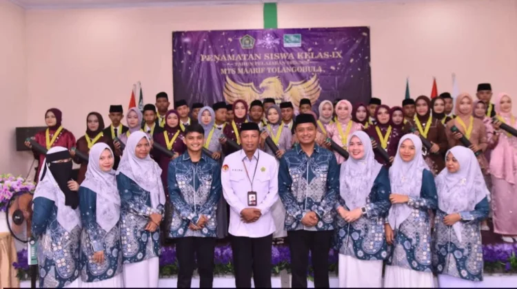 Hadiri Penamatan MTsS Maarif, Kakankemenag Imbau Siswa Lanjutkan Pendidikan