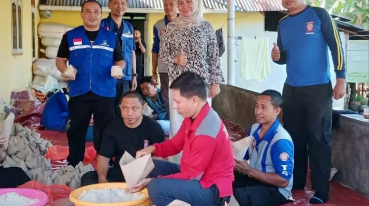 Pemprov Gorontalo Bangun Dapur Umum di Lokasi Banjir Bandang Biau