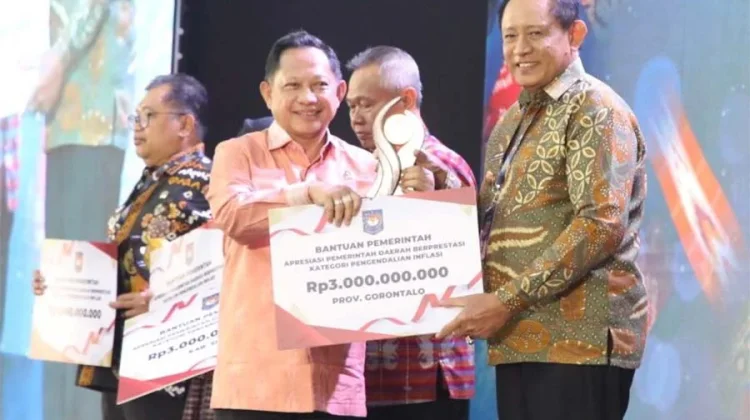 Kantongi Rp3 M dari Kemendagri, Gubernur Gusnar Membawa Gorontalo Terbaik 1
