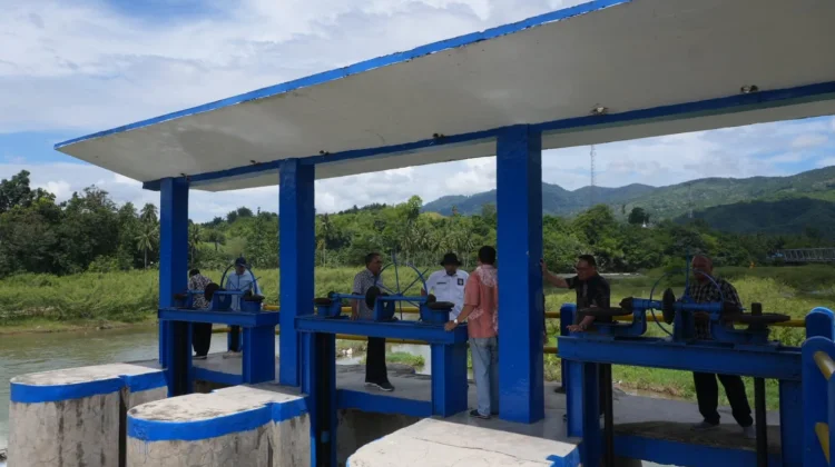 Komisi III DPRD Provinsi Gorontalo Tinjau Rehabilitasi Irigasi Lomaya Alale