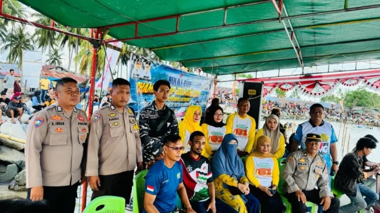 Polres Pohuwato Amankan Balap Perahu Katinting Bulili Cup Championship