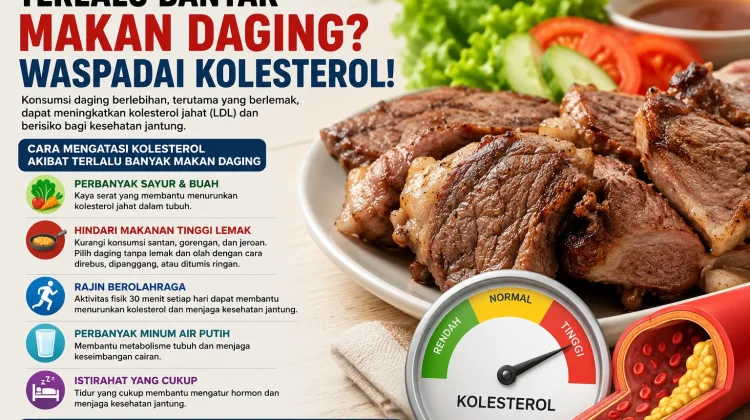 Kebanyakan Makan Daging saat Iduladha? Ini Cara Mengatasi Kolesterol Naik