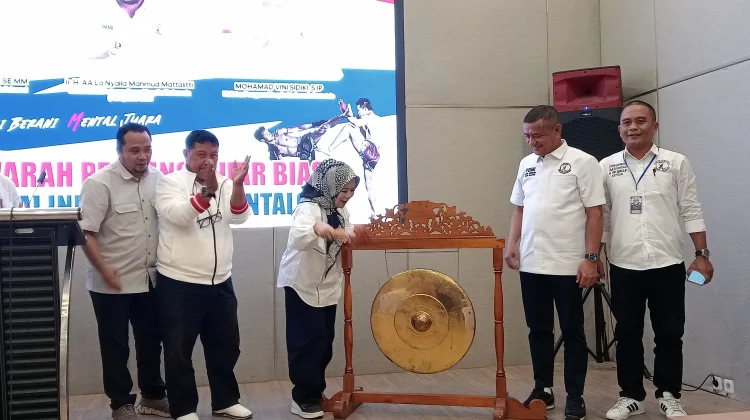 Wakil Gubernur Gorontalo Buka Musdalub Muaythai Provinsi Gorontalo