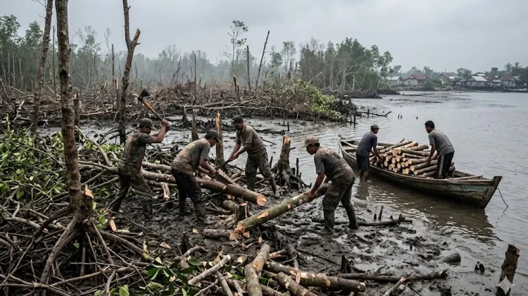 Sanksi Perusak Mangrove Diperketat, DLH Gorontalo Utara Edukasi Warga