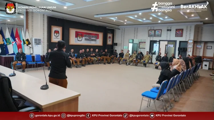 Sekolah Demokrasi KPU Provinsi Gorontalo Bahas Tata Upacara Sipil