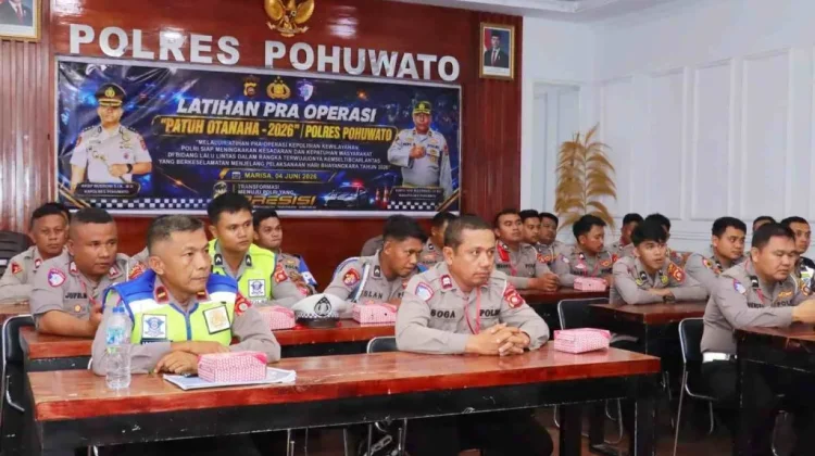 Polres Pohuwato Pastikan Operasi Patuh Tekankan Disiplin Berlalu Lintas